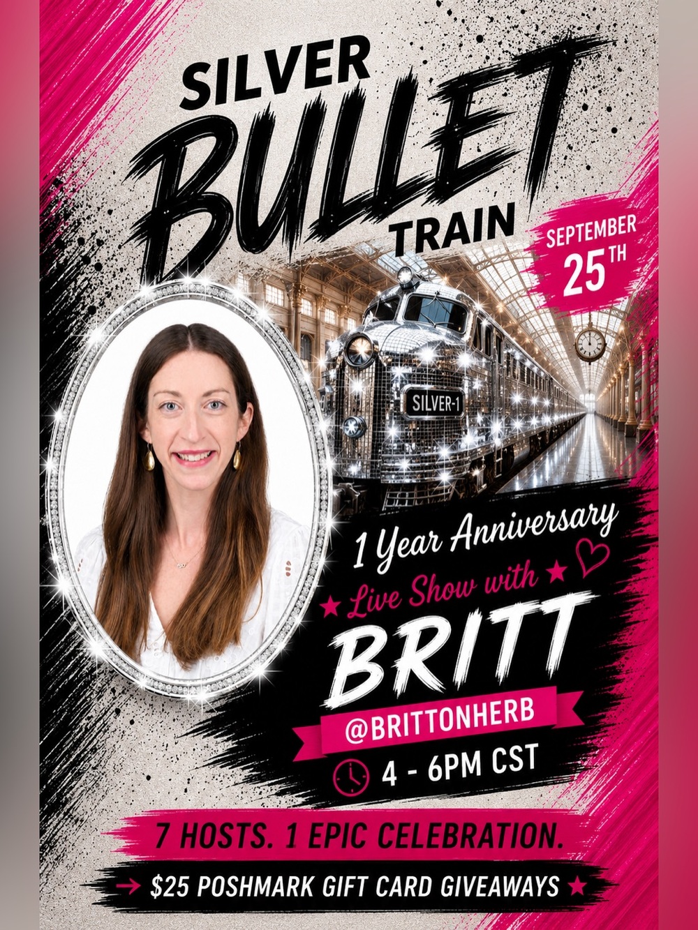 Official Silver Bullet Train Event!
Sept 25th $5 BLITZ in each show! - Picture 10 of 14